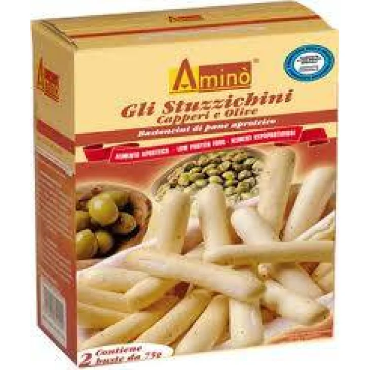 Amin&ograve; Stuzzichini Aproteici Olio Extra Vergine Oliva 150 grammi