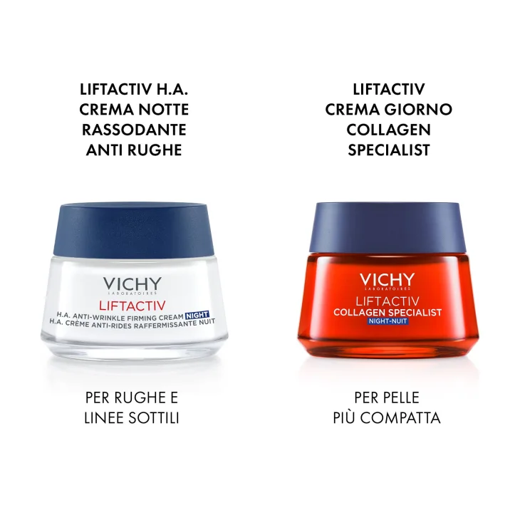 Vichy Liftactiv H.A. Crema Notte Rassodante Anti-rughe 50 ml