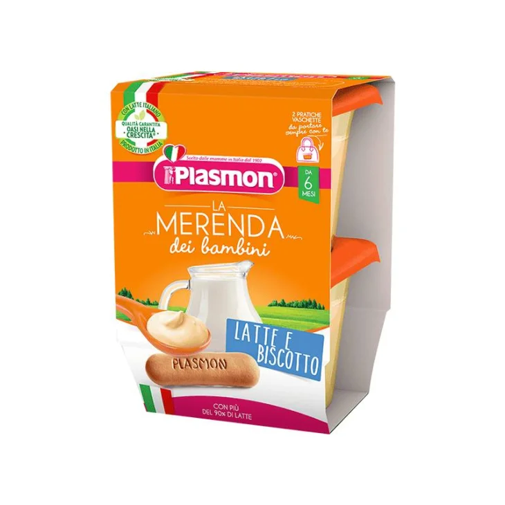 Plasmon Merenda Yogurt e Biscotto 2 x 120 g Plasmon Merenda Yogurt e Biscotto 2 x 120 g