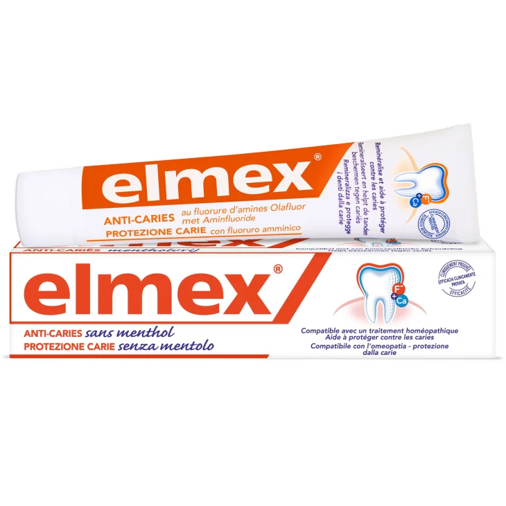 Elmex Dentifricio Senza Mentolo Protezione Carie 75 ml