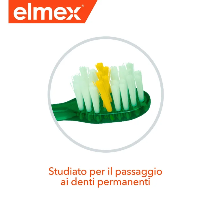 Elmex Junior 6-12 anni Spazzolino morbido per bambini 1 pezzo