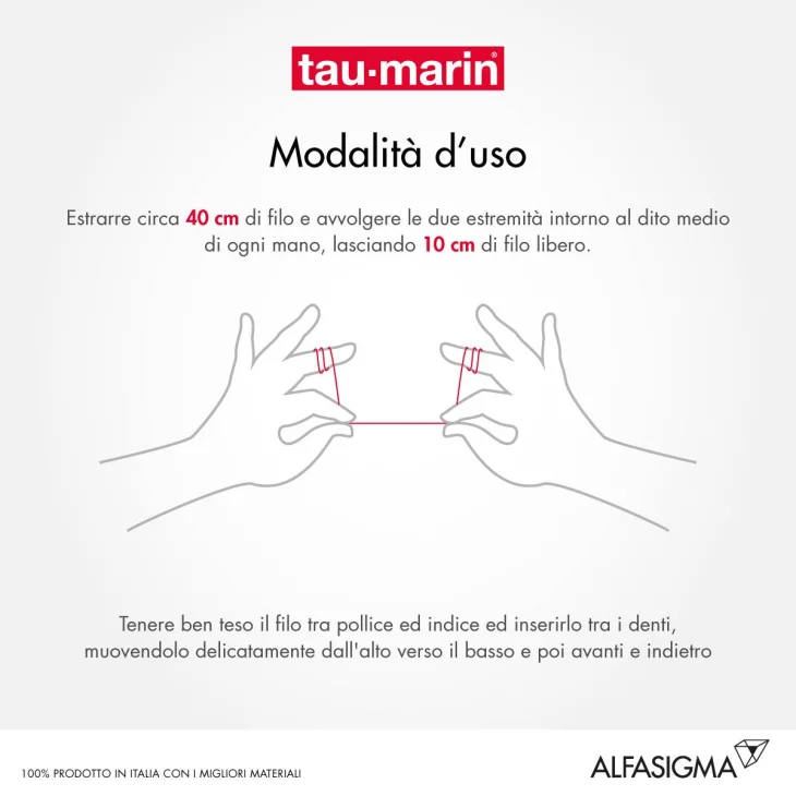 Tau-Marin Filo Interdentale Cerato 50 metri Tau-Marin Filo Interdentale Cerato 50 metri