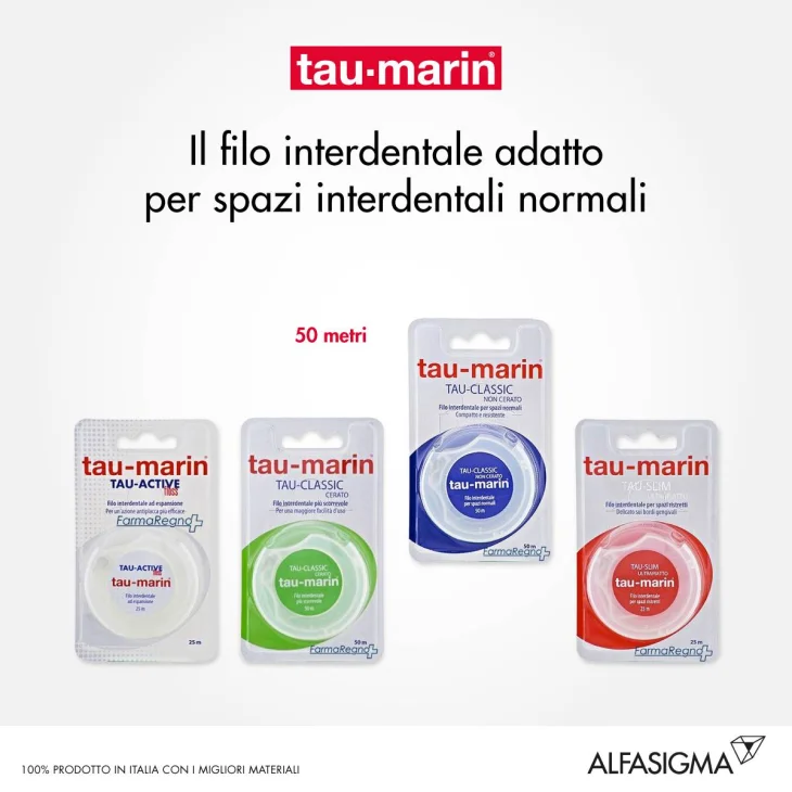 Tau-Marin Filo interdentale non cerato 50 metri Tau-Marin Filo interdentale non cerato 50 metri