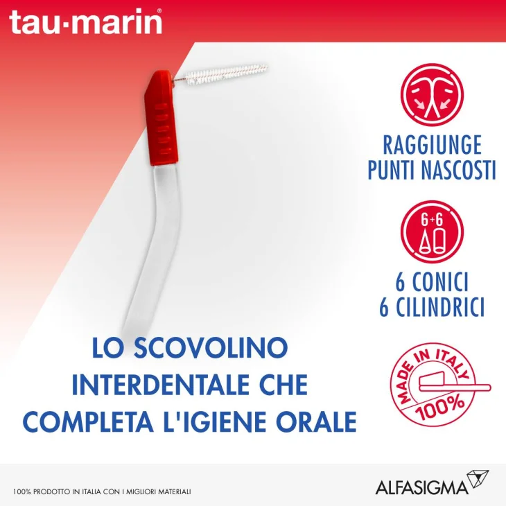 Tau-Marin Scovolino Set Interdentale Anti-Placca 4 pezzi Tau-Marin Scovolino Set Interdentale Anti-Placca 4 pezzi