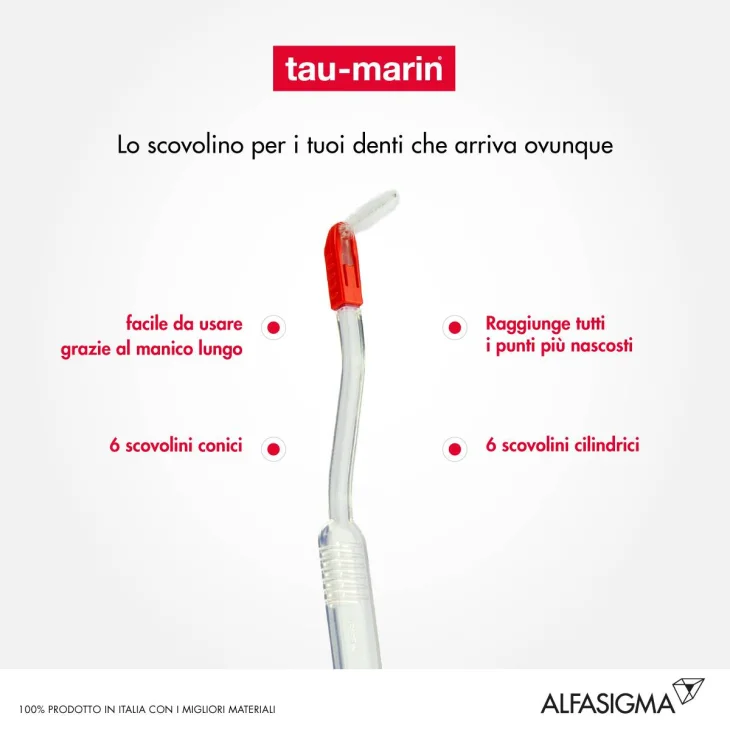 Tau-Marin Scovolino Set Interdentale Anti-Placca 4 pezzi Tau-Marin Scovolino Set Interdentale Anti-Placca 4 pezzi