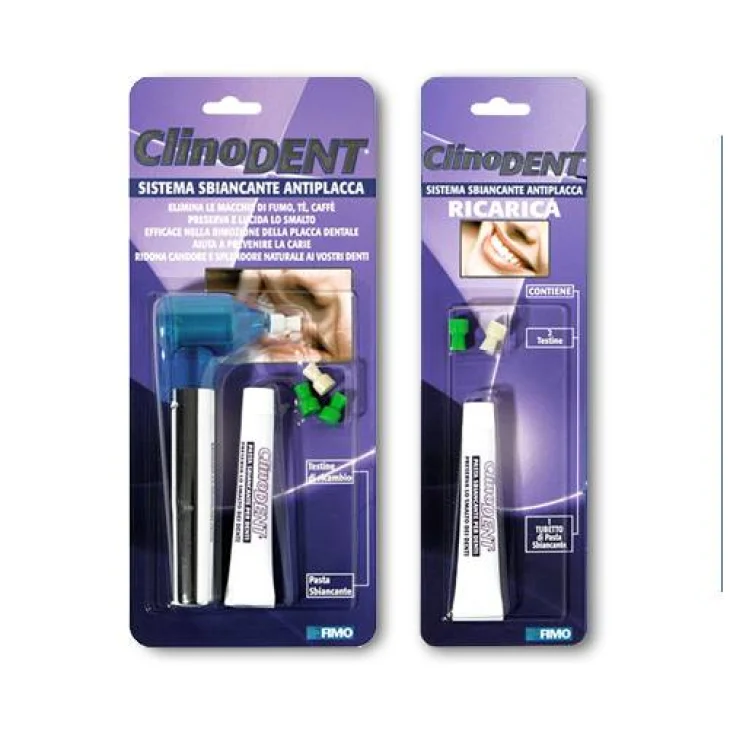 Clinodent Professional Ricarica per Sistema Sbiancante Antiplacca Clinodent Professional Ricarica per Sistema Sbiancante Antiplacca