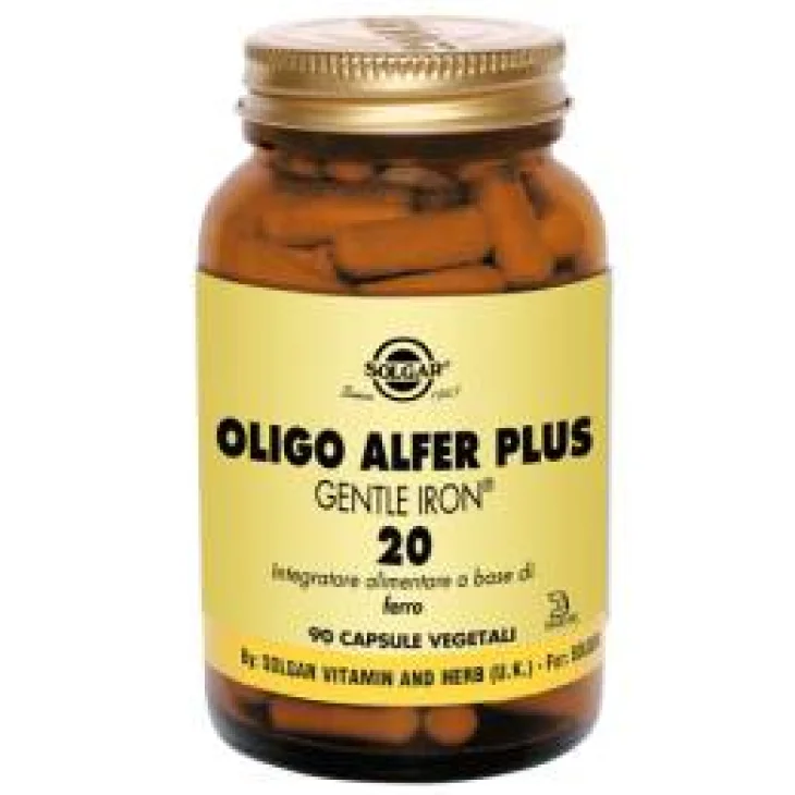 Solgar Oligo Alfer Plus Integratore di Ferro 90 capsule Solgar Oligo Alfer Plus Integratore di Ferro 90 capsule