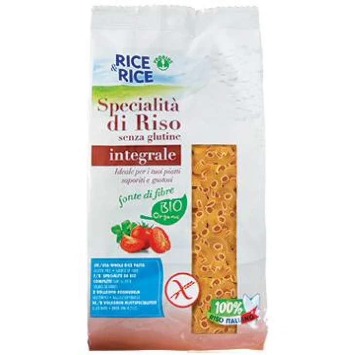 Rice&Rice Chifferi Pasta di Riso Integrale Biologico senza glutine 250 g