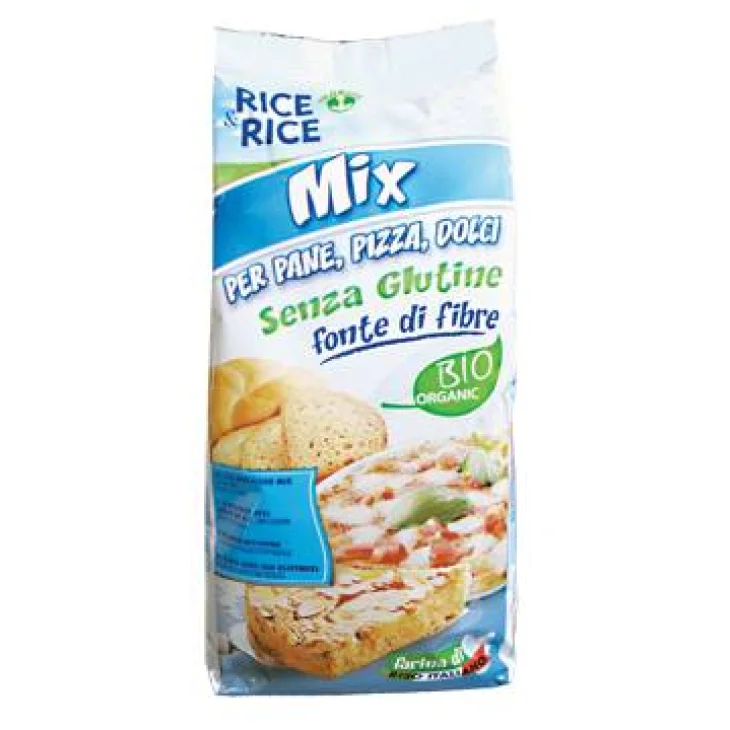 Rice&Rice Mix Preparato biologico per pane pizza e dolci 500 g