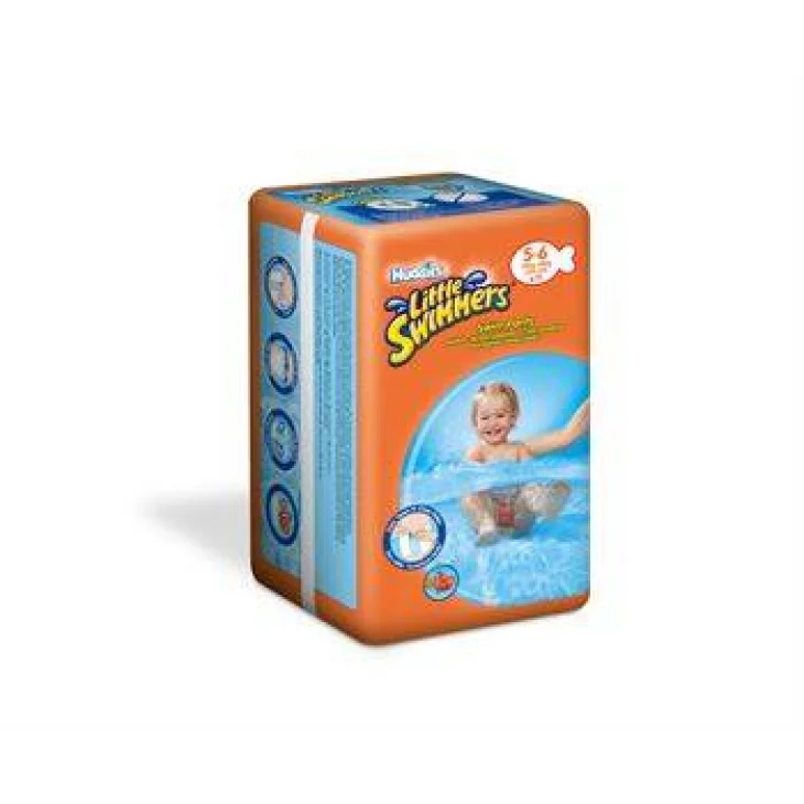 Huggies Little Swimmers Pannolino Costumino Large Taglia 5-6 (12-18 Kg) 11 Pezzi