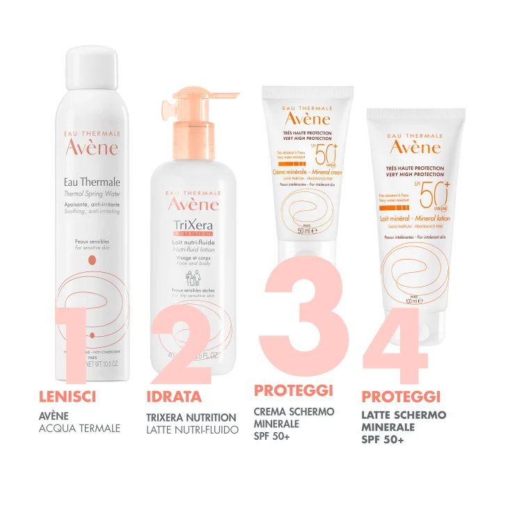Av&egrave;ne Crema Solare Viso Schermo Minerale Protezione Solare SPF50+ 50 ml