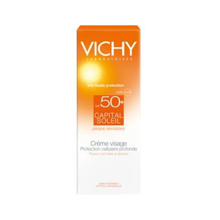Vichy Capital Soleil Visage Crema solare per il viso SPF50+ 50 ml Vichy Capital Soleil Visage Crema solare per il viso SPF50+ 50 ml