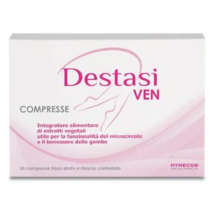 Destasi Ven Compresse Integratore Drenante per le Gambe 20 compresse Destasi Ven Compresse Integratore Drenante per le Gambe 20 compresse