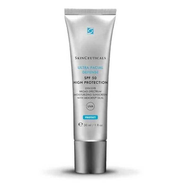 SkinCeuticals Ultra Facial UV Defense SPF 50+ Crema solare idratante ad ampio spettro UVA/UVB con Mexoril&reg; SX/XL 30 ml