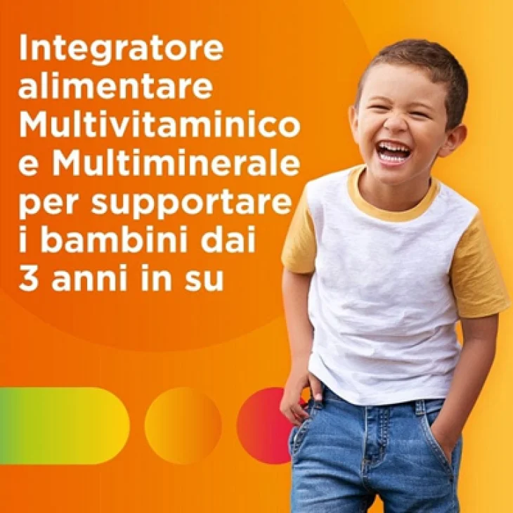 Multicentrum Kids Integratore Vitamine e Minerali Bambini 14 bustine