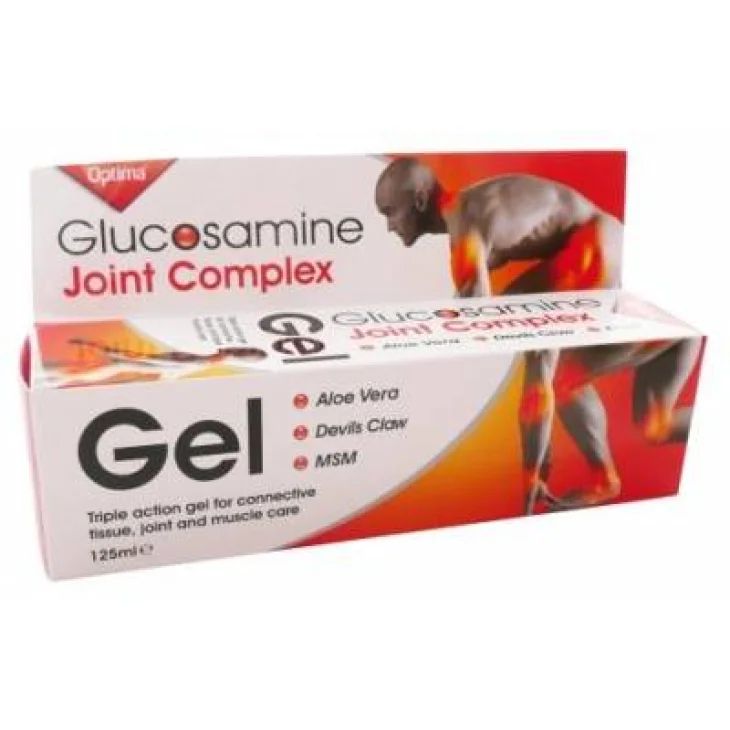 Optima Naturals Glucosamina Joint Complex Gel per Articolazioni e Muscoli 125 ml