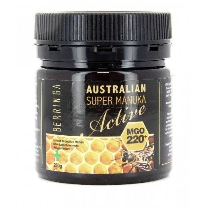 Berringa Super Miele di Manuka Australiano MGO 220+ 250 g Berringa Super Miele di Manuka Australiano MGO 220+ 250 g
