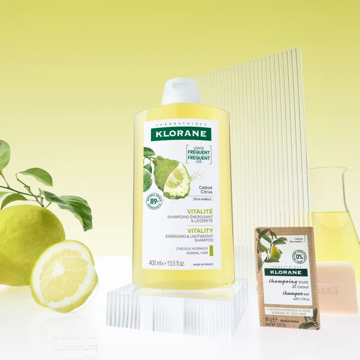 Klorane Shampoo alla Polpa di Cedro Leggero Capelli Da Normali a Grassi 200 ml