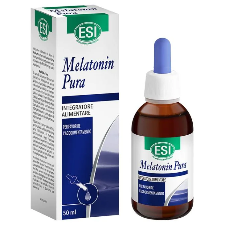 ESI Melatonin Pura Gocce Integratore per il Sonno ESI Melatonin Pura Gocce Integratore per il Sonno