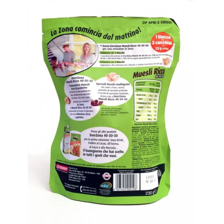 Enerzona Muesli Ricco 230 g Enerzona Muesli Ricco 230 g