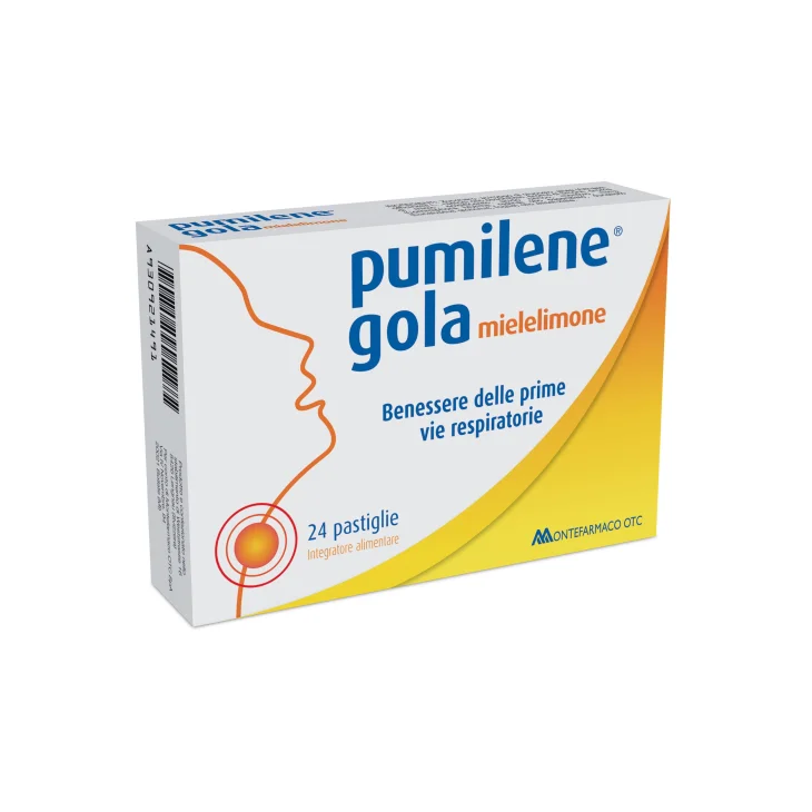 Pumilene Gola Miele e Limone Integratore per la Gola Pumilene Gola Miele e Limone Integratore per la Gola