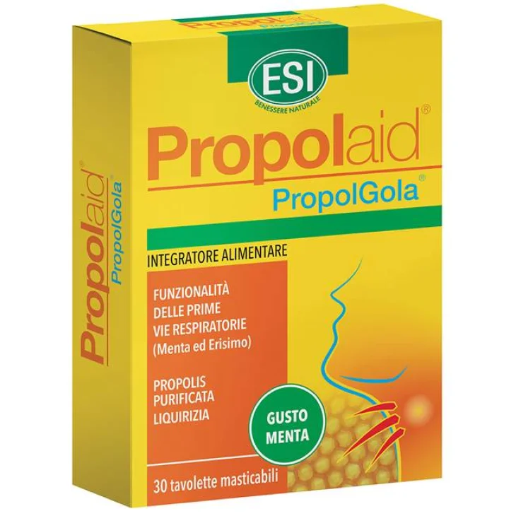 ESI Propolaid PropolGola Integratore per la Gola Gusto Menta ESI Propolaid PropolGola Integratore per la Gola Gusto Menta