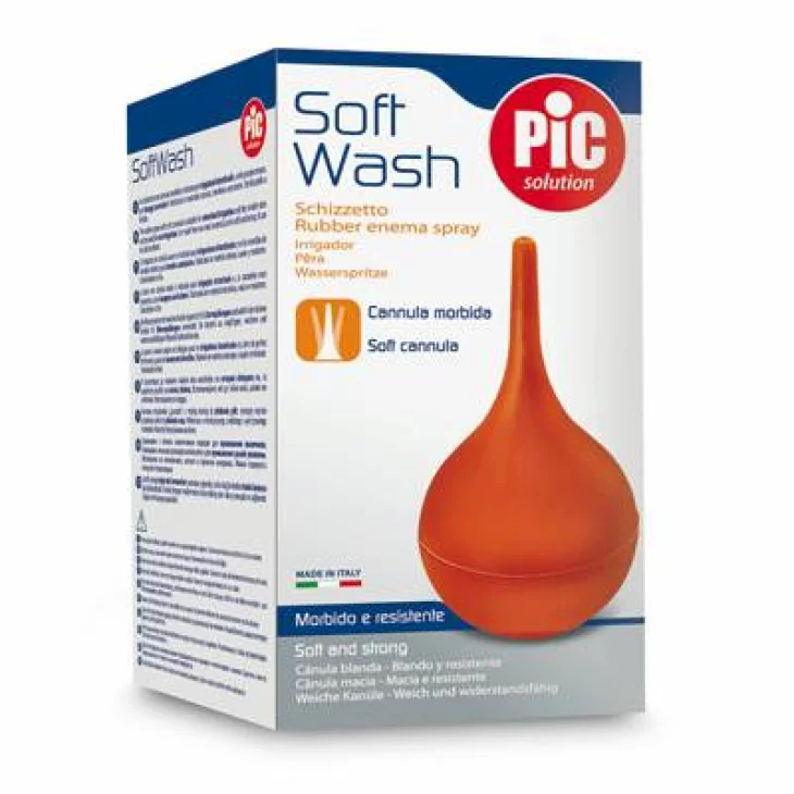 Pic Soft Wash Schizzetto Peretta con Cannula Morbida 25 ml