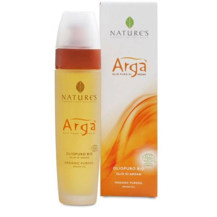 Nature's Arg&agrave; Olio di Argan Puro BIO per viso corpo e capelli 100 ml