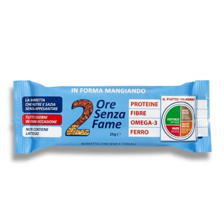 Rilevo 2 Ore Senza Fame Barretta con Semi e Cereali Naturali