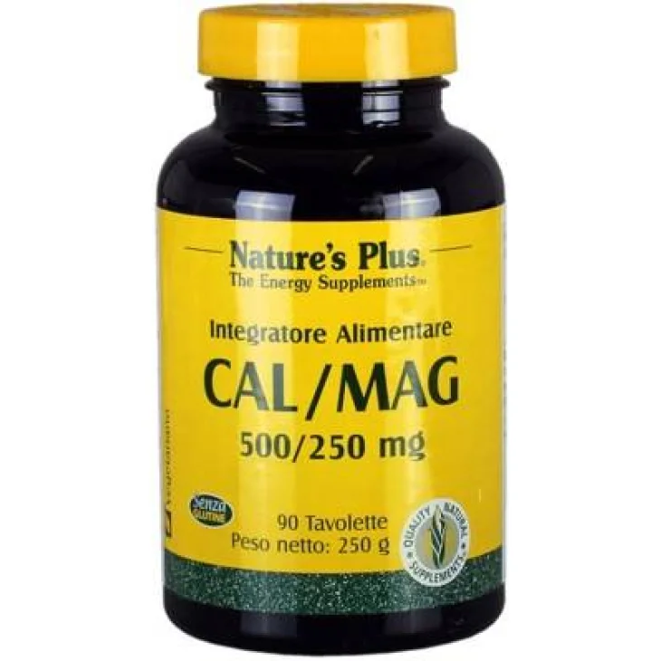 Nature's Plus Calcio Magnesio 500-250 Integratore Sali Minerali Nature's Plus Calcio Magnesio 500-250 Integratore Sali Minerali