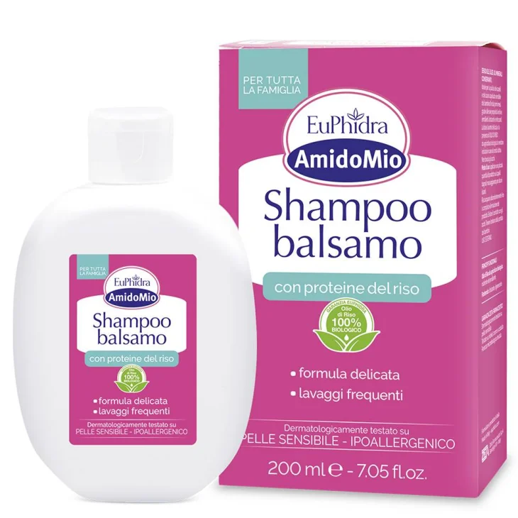 Euphidra AmidoMio Shampoo Balsamo per Mamma e Bambino 200 ml