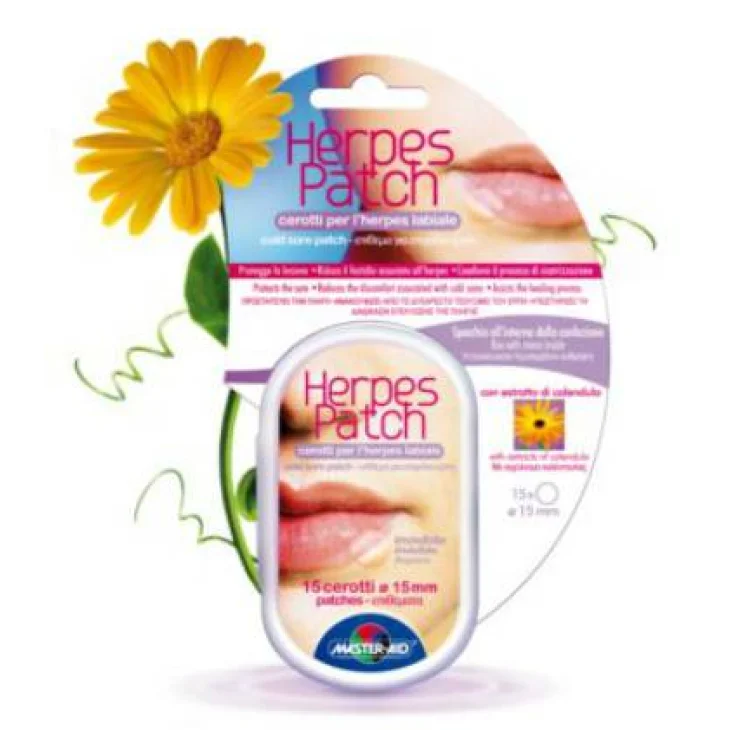 Master Aid Herpes Patch Medicazione per ferite 15 cerottini Master Aid Herpes Patch Medicazione per ferite 15 cerottini
