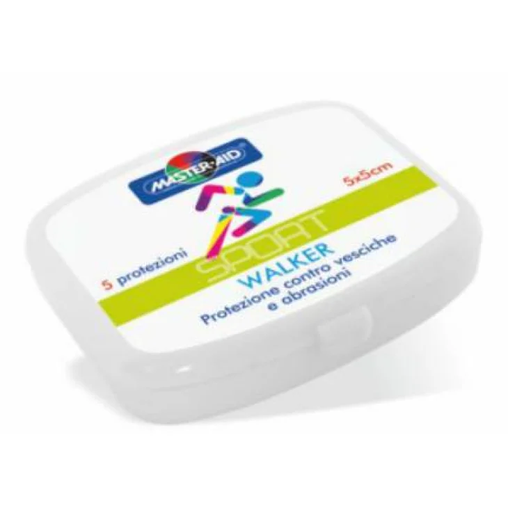 Master Aid Sport Walker Protezione per le vesciche ed abrasioni 5 pezzi Master Aid Sport Walker Protezione per le vesciche ed abrasioni 5 pezzi