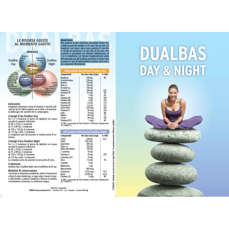 Homeo Pharm DualBals Night&Day Integratore di Sali Minerali e Vitamine Homeo Pharm DualBals Night&Day Integratore di Sali Minerali e Vitamine