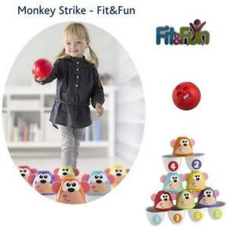 Chicco Fit&Fun Monkey Strike Bowling