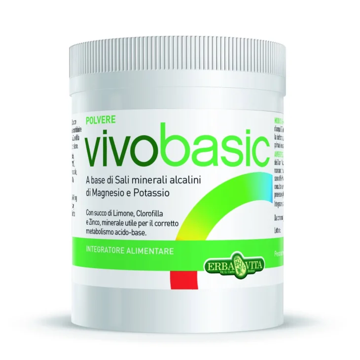 Erba Vita Vivobasic Integratore a Base di Sali Minerali Alcalini Erba Vita Vivobasic Integratore a Base di Sali Minerali Alcalini