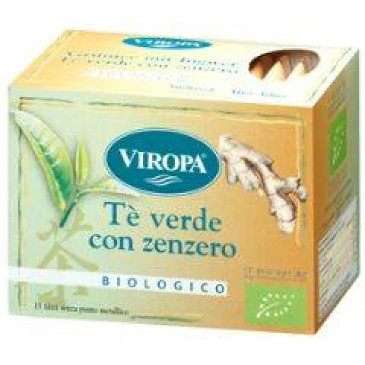 Viropa T&egrave; Verde con Zenzero Bio 15 bustine