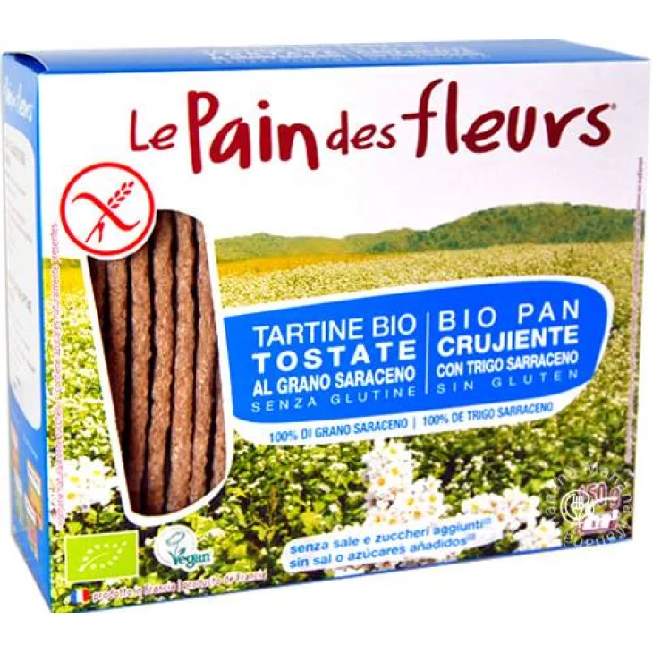 Le Pain de Fleurs Tartine Tostate Biologiche al Grano Saraceno
