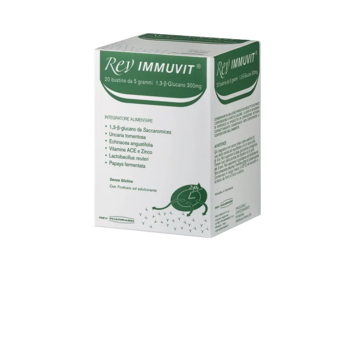 Pharmabio Rev Immuvit Bustine Integratore Difese Immunitarie