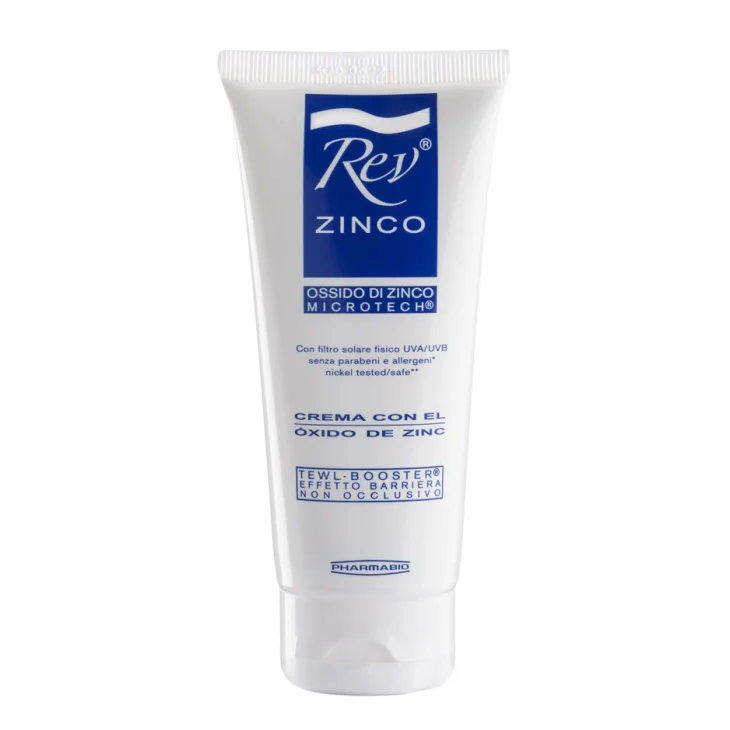 Rev Zinco Crema Lenitiva Per Arrossamenti Pelle Sensibile 100 Ml