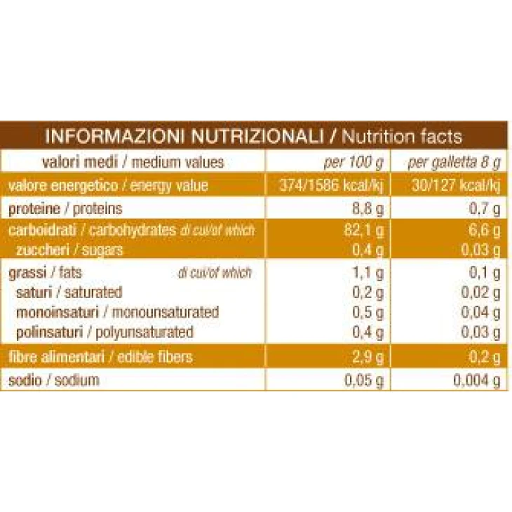 Sarchio Gallette Biologiche al Mais
