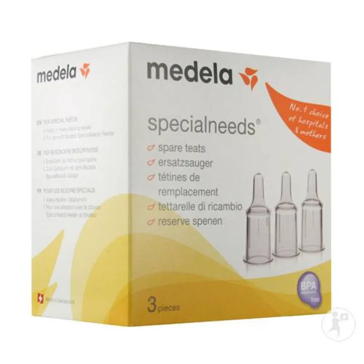 Medela SpecialNeeds Set 3 Tettarelle in Silicone 3 pezzi