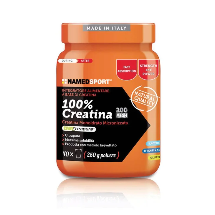 Named Sport 100% Creatina Integratore per sportivi in polvere 250g
