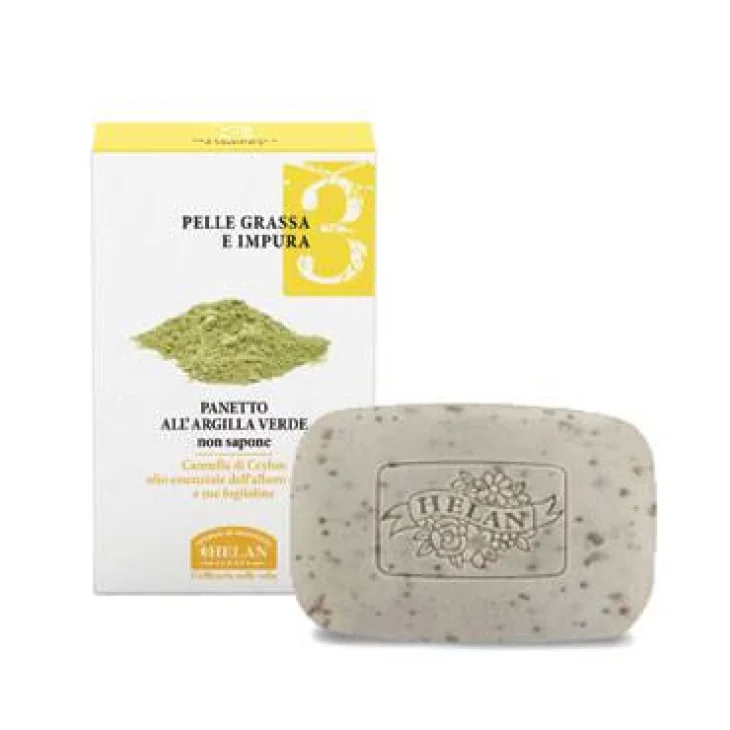 Helan Linea Viso 3 Pelle Grassa e Impura Panetto all'Argilla Verde