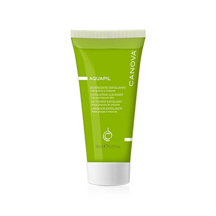 Canova Aquapil Gel Detergente Esfoliante per Pelli Impure 150 ml