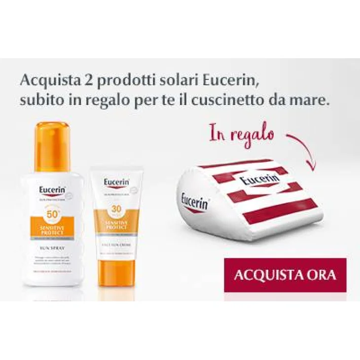 Eucerin Sun Spray Tocco Secco Protezione solare per il corpo per pelle grassa 200 ml
