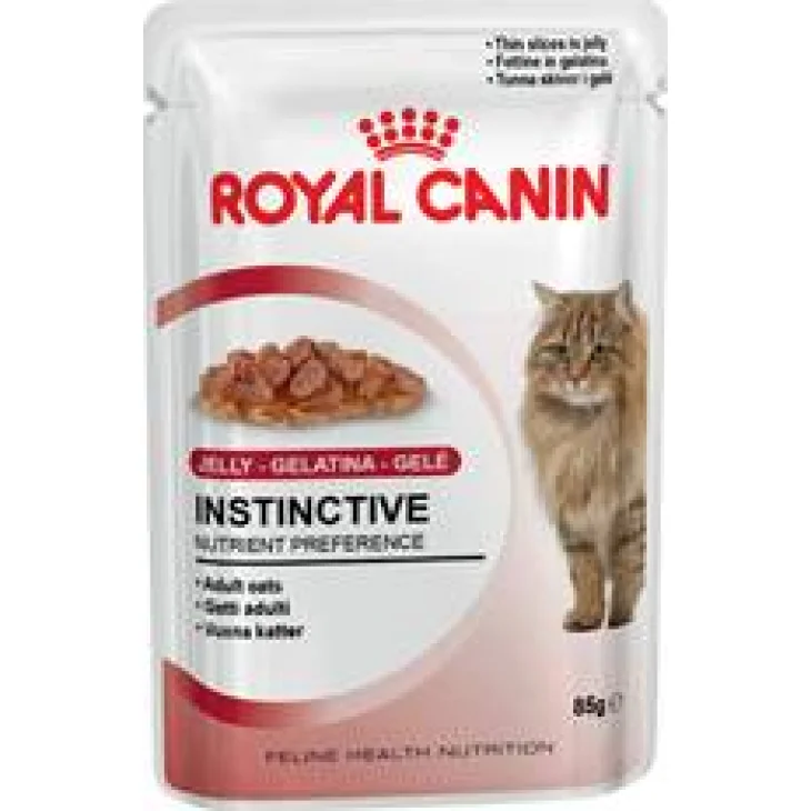Royal Canin Instinctive Cibo umido per gatti in Gelatina 85 g