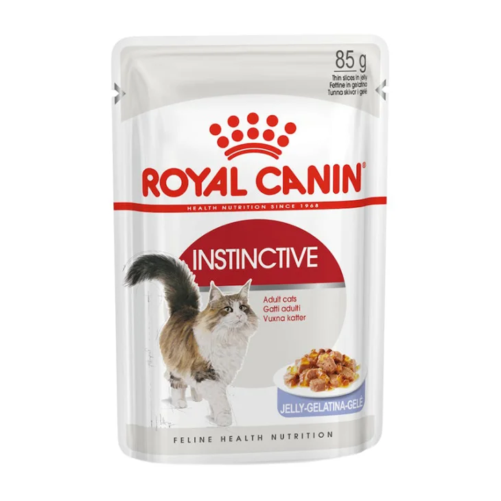 Royal Canin Instinctive Cibo umido per gatti in Gelatina 85 g