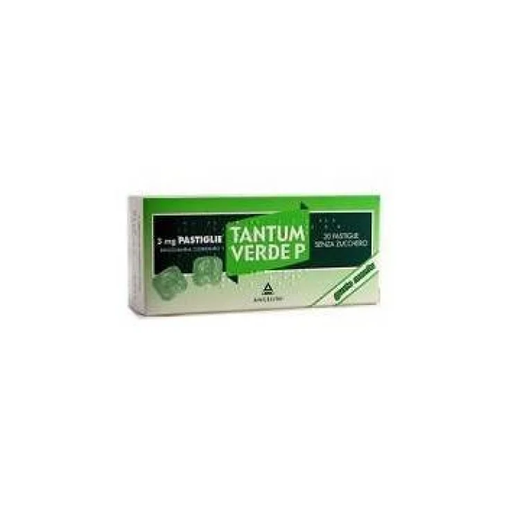 Tantum Verde P 3 mg - 20 pastiglie Gusto Menta Tantum Verde P 3 mg - 20 pastiglie Gusto Menta