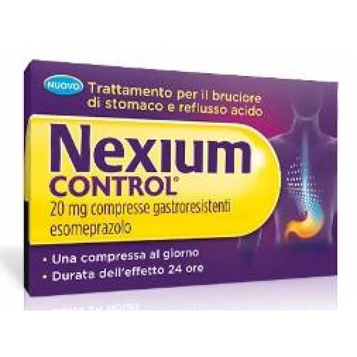 Nexium Control Reflusso 20 mg 14 compresse Rivestite Gastroresistenti